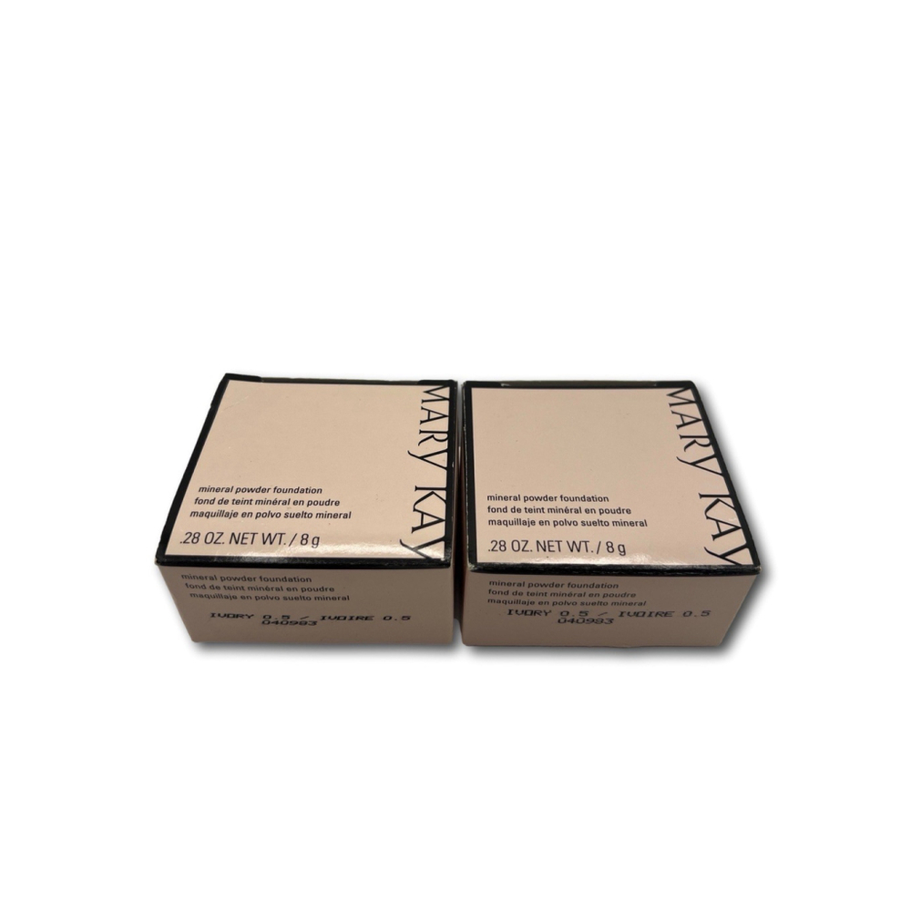 Mary Kay Mineral Powder Foundation Ivory 0.5 040983 New Makeup .28oz 8g